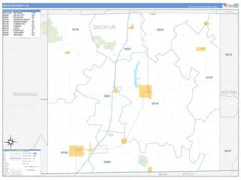 Decatur County, IA map