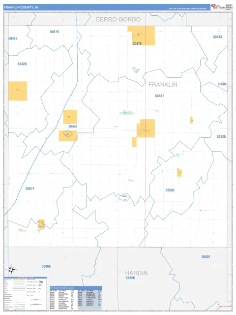 Franklin County, IA map