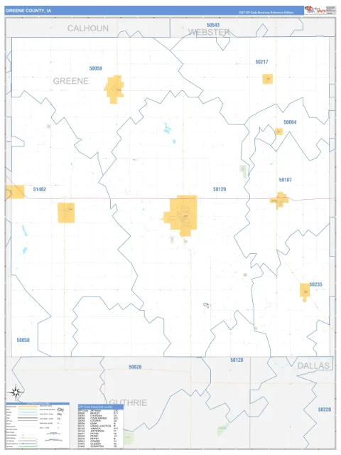 Greene County, IA map