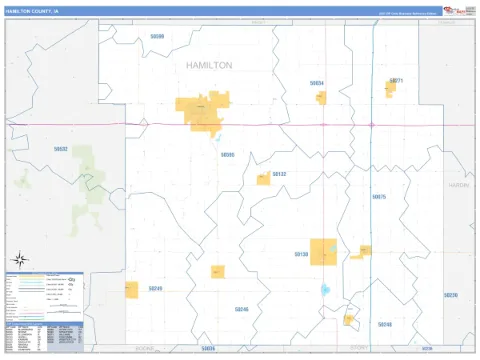 Hamilton County, IA map