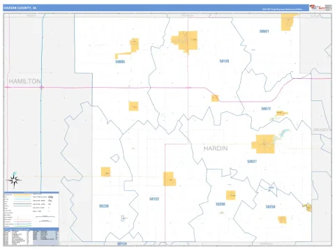 Hardin County, IA map