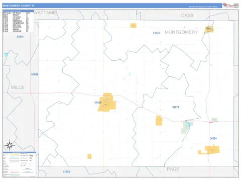 Montgomery County, IA map