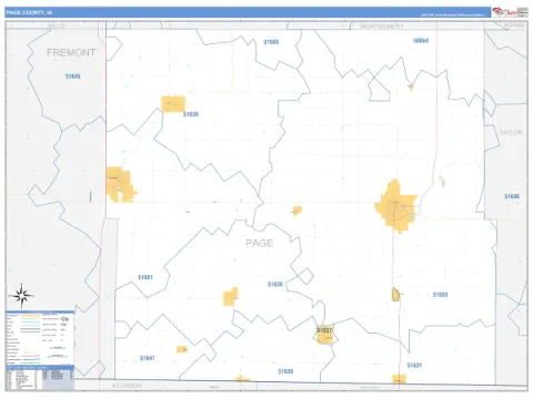 Page County, IA map