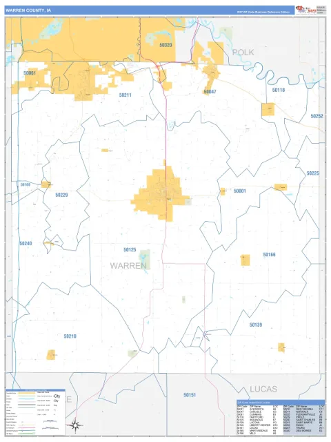 Warren County, IA map