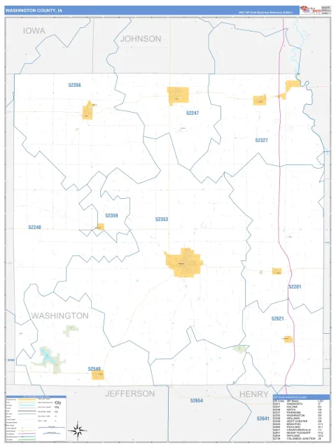 Washington County, IA map