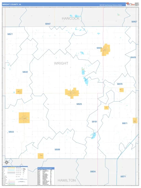 Wright County, IA map