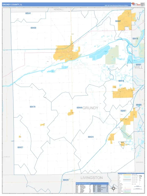 Grundy County, IL map