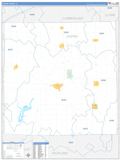 Jasper County, IL map