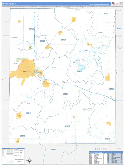 Knox County, IL map
