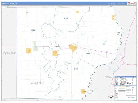 Lawrence County, IL map