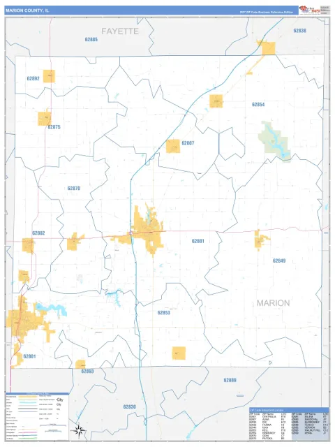 Marion County, IL map