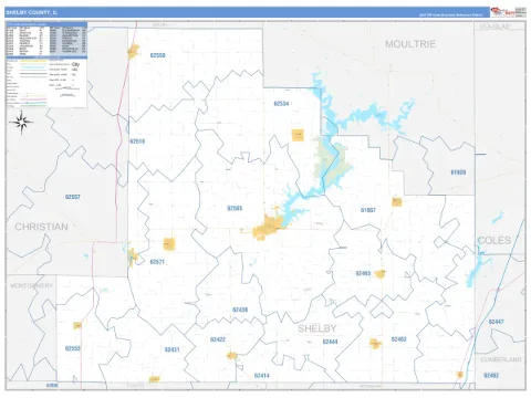 Shelby County, IL map