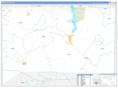 Franklin County, IN map