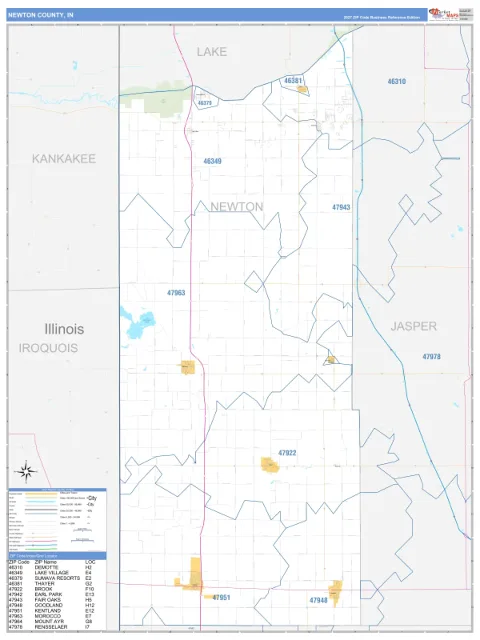 Newton County, IN map