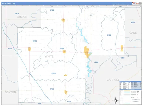 White County, IN map