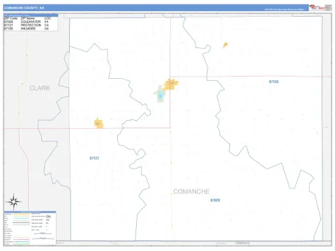 Comanche County, KS map