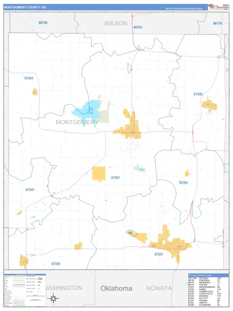 Montgomery County, KS map