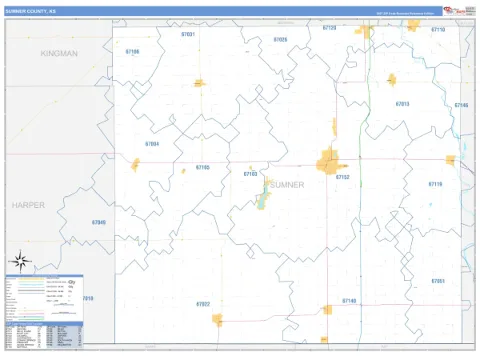 Sumner County, KS map
