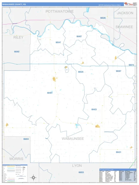 Wabaunsee County, KS map