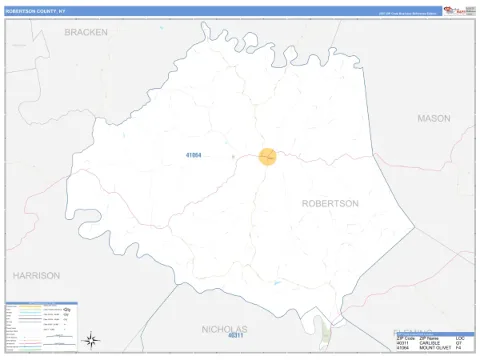 Robertson County, KY map