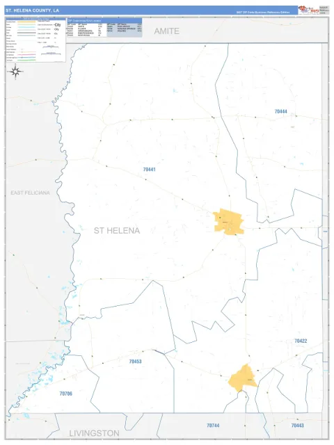 St. Helena County, LA map