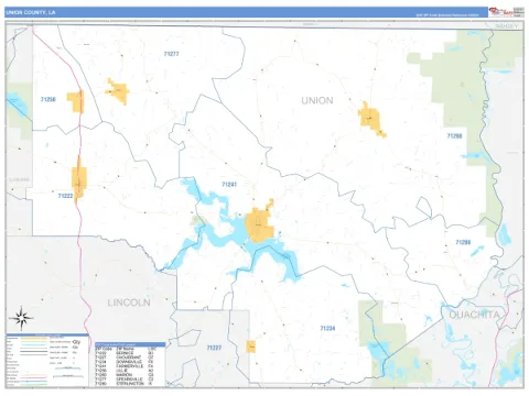 Union County, LA map