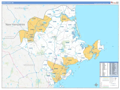 Essex County, MA map