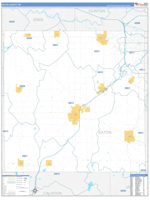 Eaton County, MI map