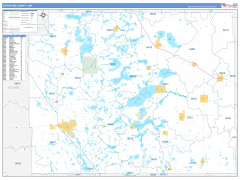Otter Tail County, MN map