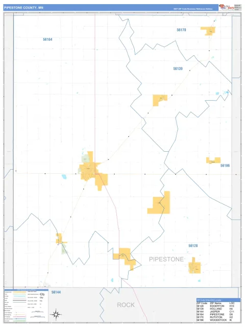 Pipestone County, MN map