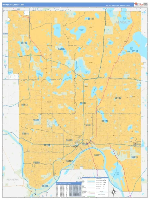 Ramsey County, MN map