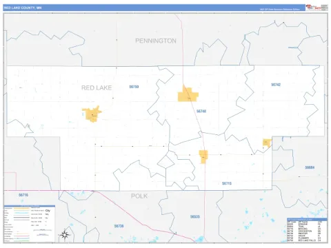 Red Lake County, MN map