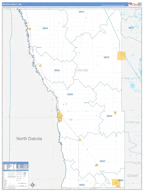 Wilkin County, MN map