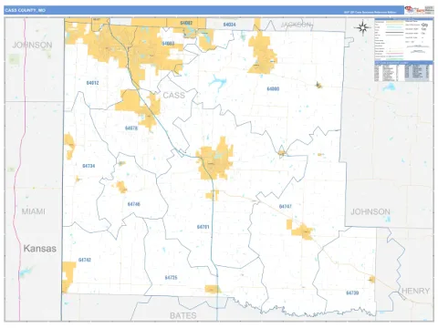 Cass County, MO map