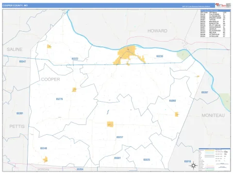 Cooper County, MO map