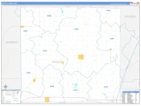 DeKalb County, MO map