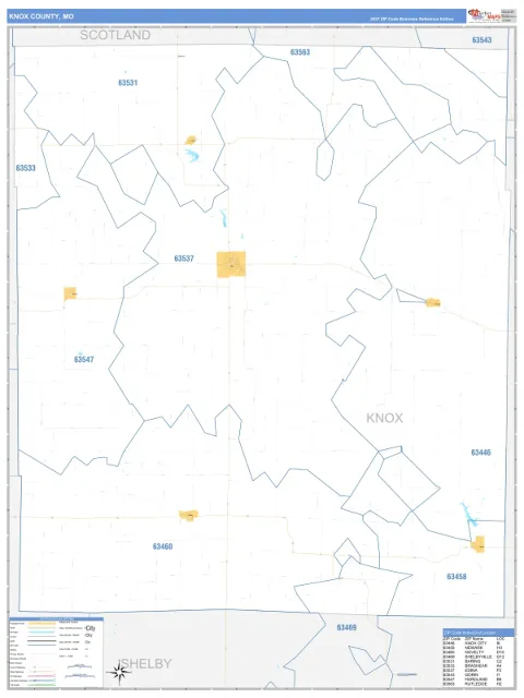 Knox County, MO map