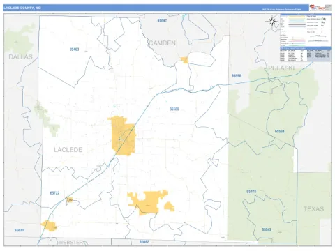 Laclede County, MO map