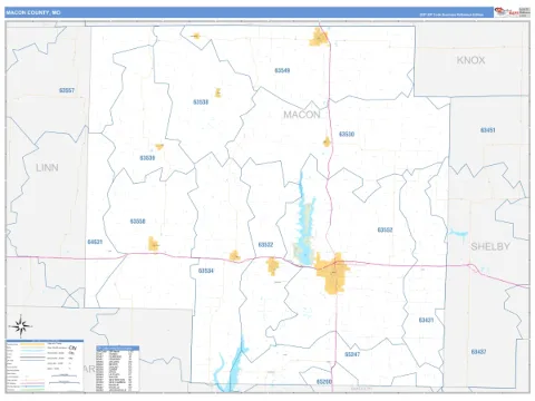 Macon County, MO map