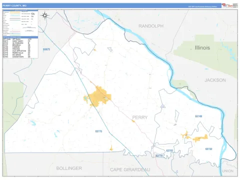 Perry County, MO map
