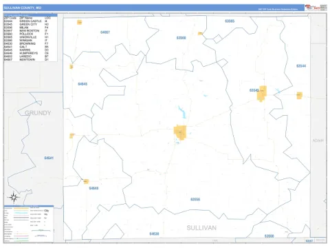 Sullivan County, MO map