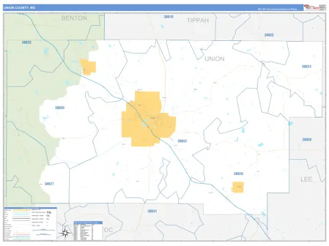 Union County, MS map