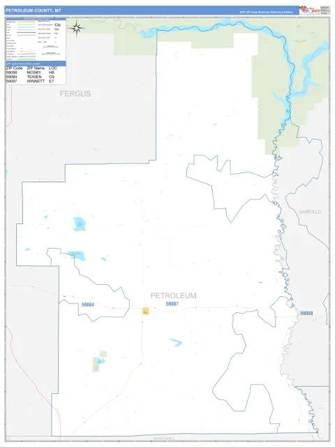 Petroleum County, MT map