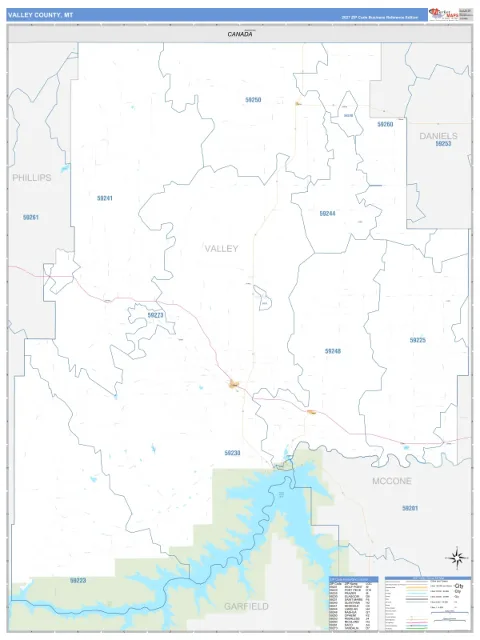 Valley County, MT map