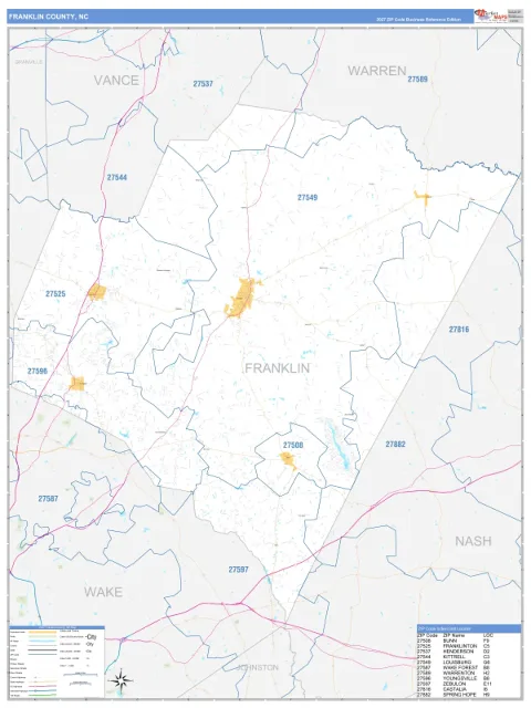 Franklin County, NC map
