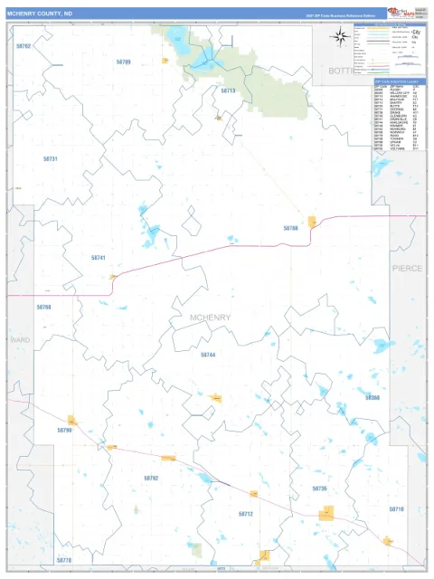 McHenry County, ND map