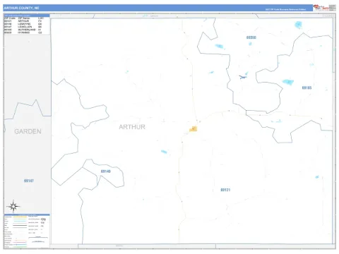 Arthur County, NE map