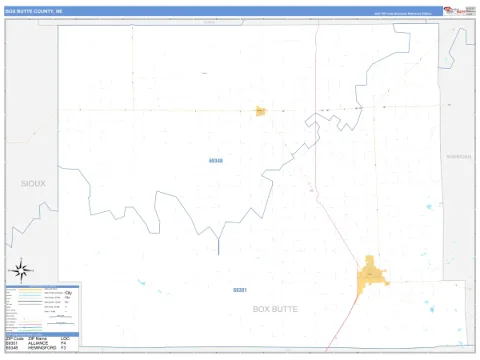 Box Butte County, NE map