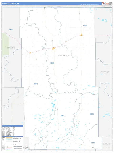 Sheridan County, NE map