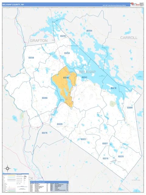 Belknap County, NH map